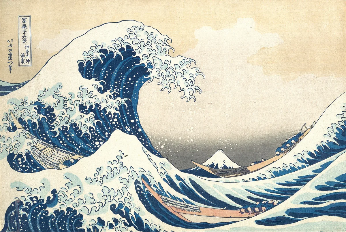 Hokusai's print, the Great Wave
